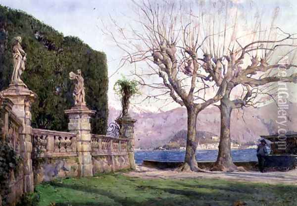 Villa Carlotta Oil Painting - Ernest Arthur Rowe