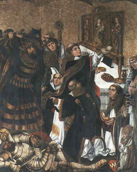 Slaying of St. Stanislaus Oil Painting - Unknown Painter