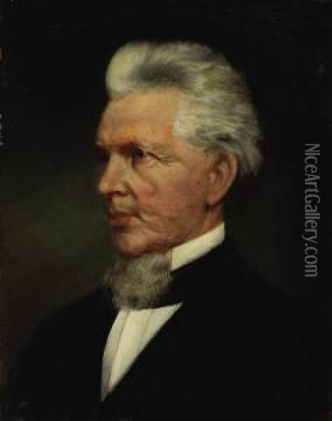 Portrait Of J. Mcclusky Blayney, D.d. Oil Painting - Paul Sawyier