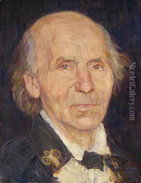 Portrait of a Farmer from Schwalm Oil Painting - Wilhelm Thielmann