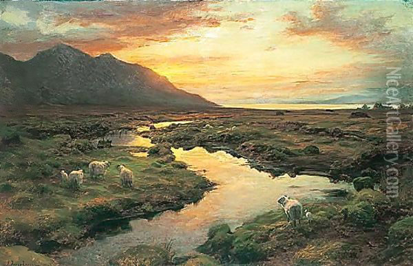 The Moss - Poolewe Oil Painting - Joseph Farquharson