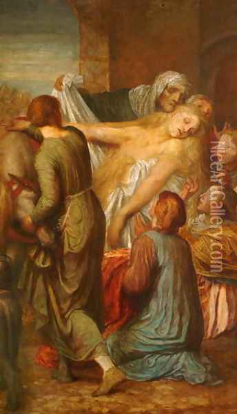 Lady Godiva, c.1880 Oil Painting - George Frederick Watts