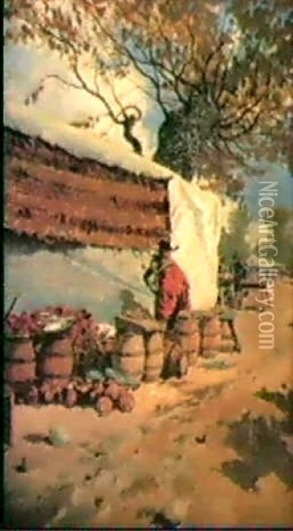 El Cacharrero Oil Painting - Angel (Monedero) Lizcano y Esteban