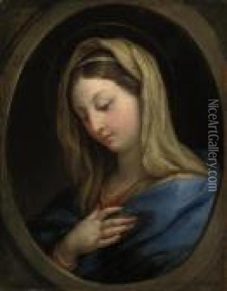 The Madonna Oil Painting - Agostino Masucci