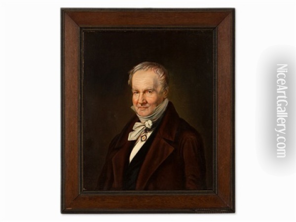 Alexander Von Humboldt Oil Painting - Karl Begas