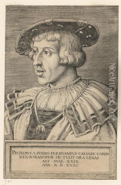 Bildnis Ferdinand I Oil Painting - Barthel Beham