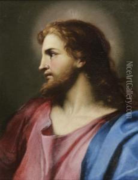 Tete De Christ Oil Painting - Benedetto Luti