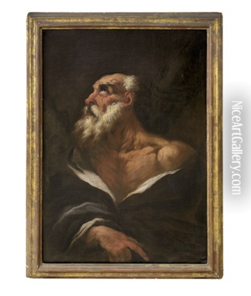 Figura Di Santo Oil Painting - Giovanni Antonio Pellegrini
