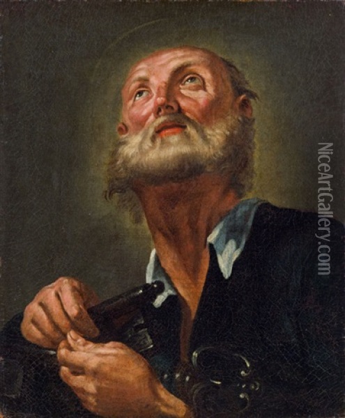 Heiliger Petrus Oil Painting - Giovanni Battista Piazzetta