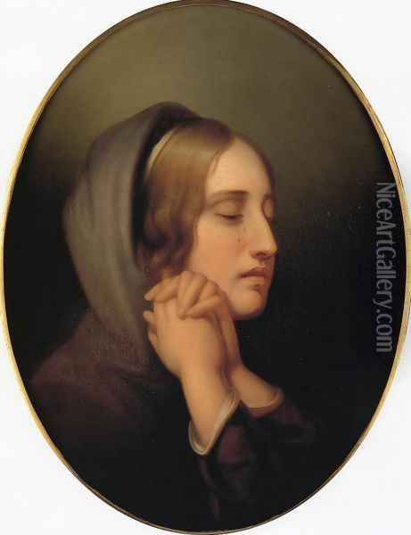 Pearl of Grief Oil Painting - Rembrandt Peale