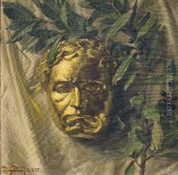 Maschera Di Napoleone Oil Painting - Luigi De Servi
