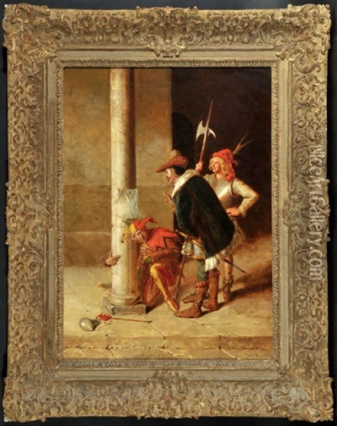 Szene Aus Rigoletto Oil Painting - Francois Huard