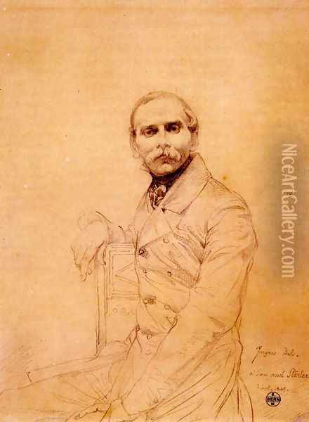 Franz Adolf von Stuerler Oil Painting - Jean Auguste Dominique Ingres