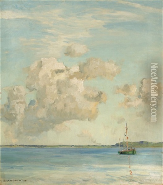 Abendwolken Oil Painting - Eugen Felix Prosper Bracht