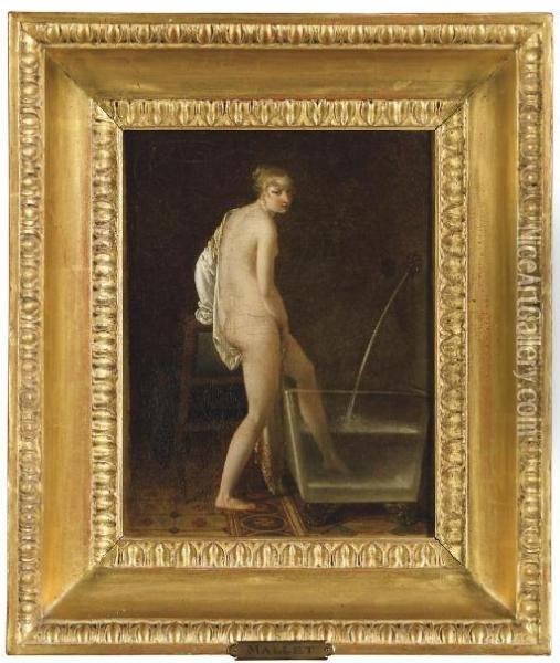 Le Bain Oil Painting - Jean-Baptiste Mallet