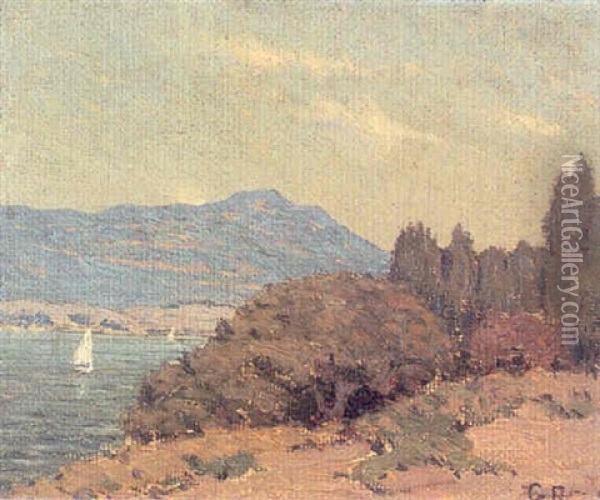 Mount Tamalpais Oil Painting - Granville S. Redmond