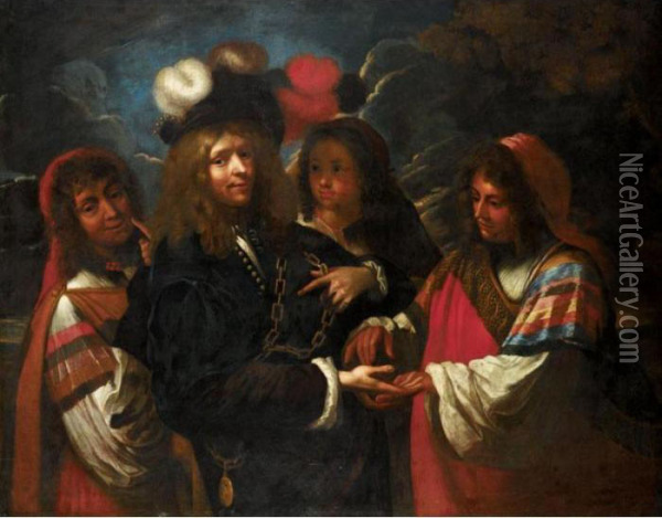 The Fortune Teller Oil Painting - Michelangelo Merisi Da Caravaggio