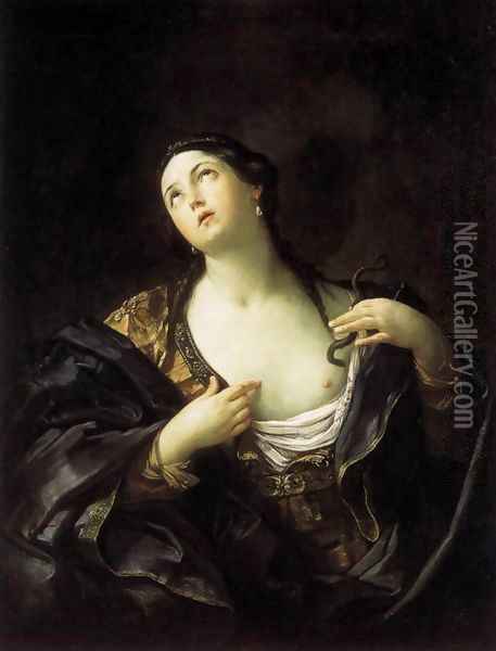 The Death of Cleopatra 2 Oil Painting - Guido Reni