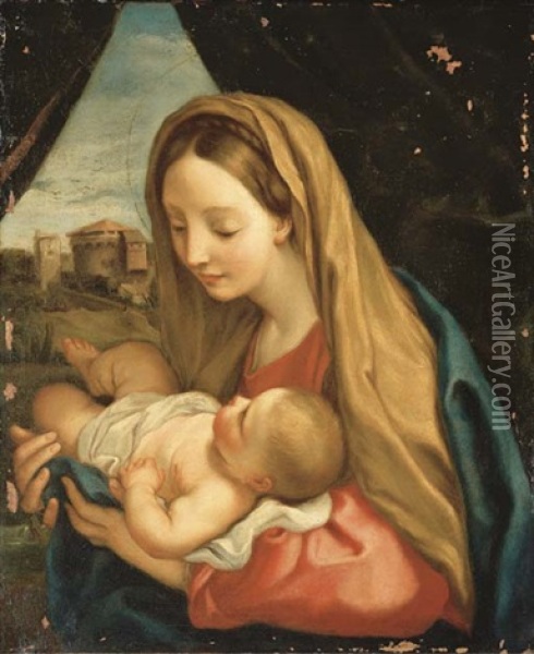 The Madonna And Child Oil Painting - Carlo Maratta