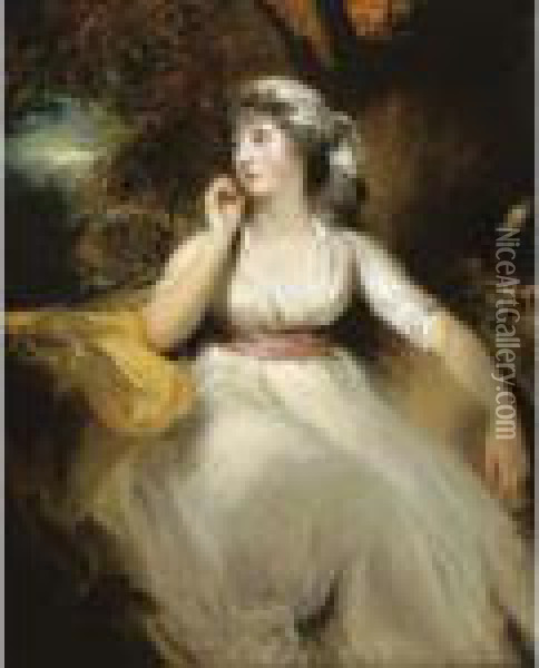 Portrait Of Miss Selina Peckwell, Mrs George Grote (1775-1845) Oil Painting - Sir Thomas Lawrence