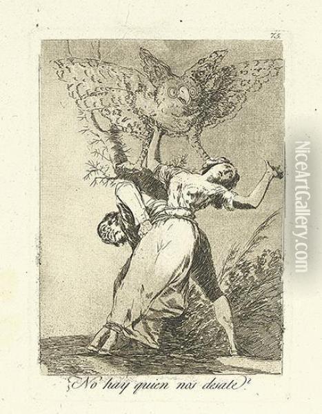 Â¿no Hay Quien Nos Desate? Oil Painting - Francisco De Goya y Lucientes