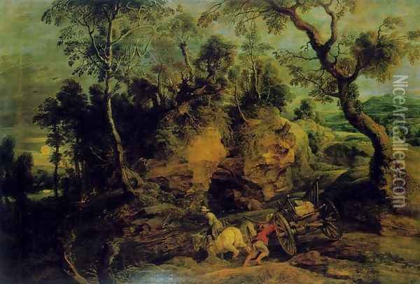 The Stone Carters Oil Painting - Peter Paul Rubens