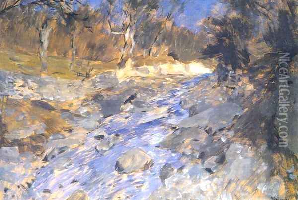 Springtime in the Crimea 1900 Oil Painting - Isaak Ilyich Levitan