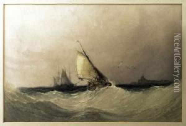 Pen And Ink Oil Painting - Charles Bentley
