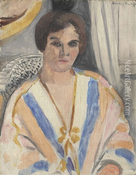 Femme En Costume Oriental Oil Painting - Henri Matisse