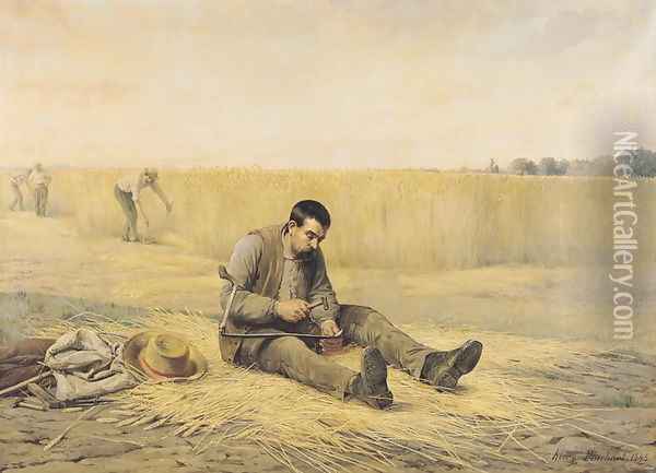 The Journeyman Oil Painting - Henri Pluchart