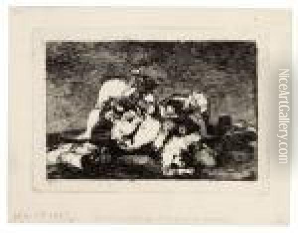 Tampoco - Nor Either - Auch Nicht Oil Painting - Francisco De Goya y Lucientes