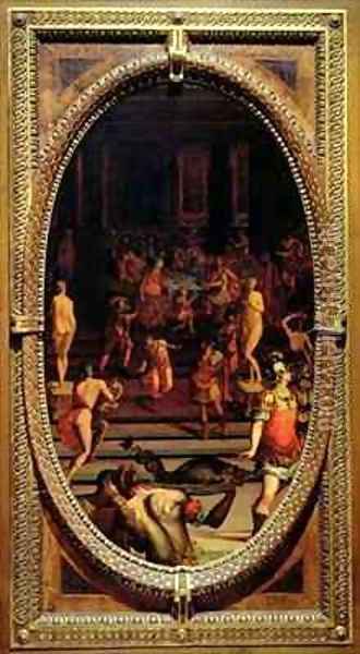 The Ring of Polycrates Oil Painting - Giovanni Fedini