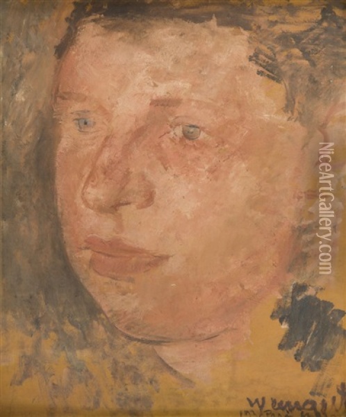 Portret Oil Painting - Joachim Weingart