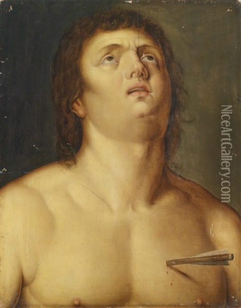 Der Heilige Sebastian Oil Painting - Georg Pencz