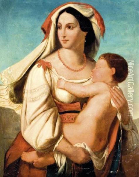 Anya Gyermekevel Oil Painting - Jacopo Marastoni