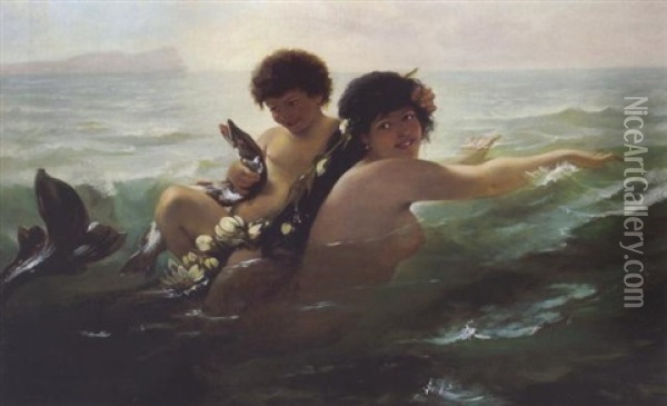 Wassernixe Oil Painting - Wilhelm Kray