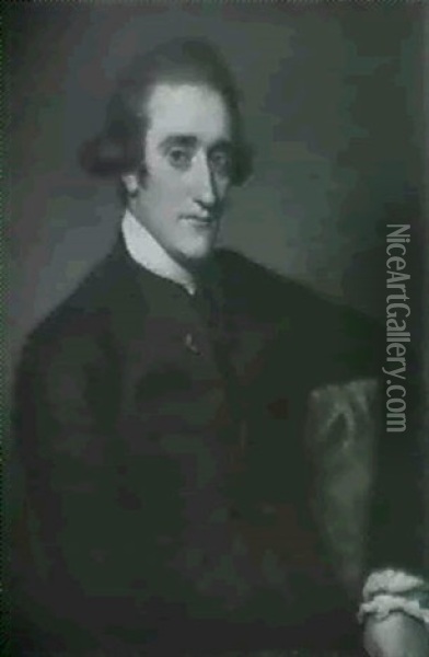 Portrait Of Edward Tighe Oil Painting - Nathaniel Dance Holland (Sir)