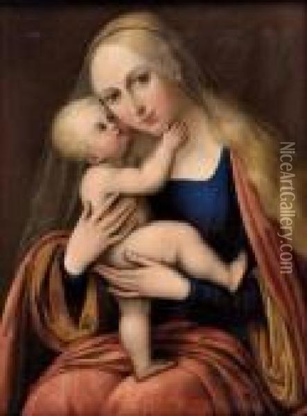 Gnadenbild Mariahilf Oil Painting - Lucas The Elder Cranach