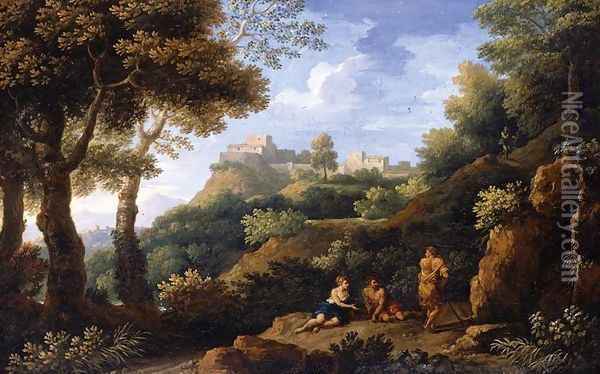 Classical Landscape Oil Painting - Jan Frans Van Bloemen (Orizzonte)