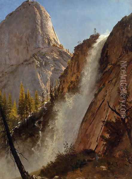 Liberty Cam Yosemite Oil Painting - Albert Bierstadt