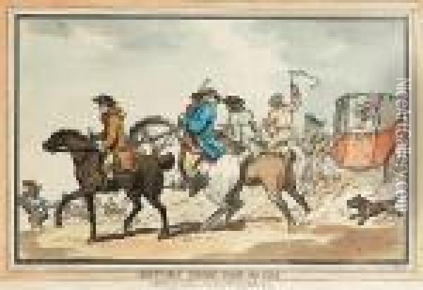 Return From The Races Oil Painting - Thomas Rowlandson