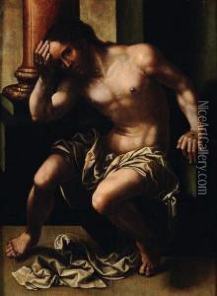Le Christ A La Colonne Oil Painting - Jan Mabuse