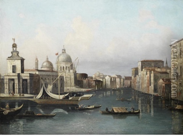 The Entrance To The Grand Canal, Venice Oil Painting - Michele Marieschi