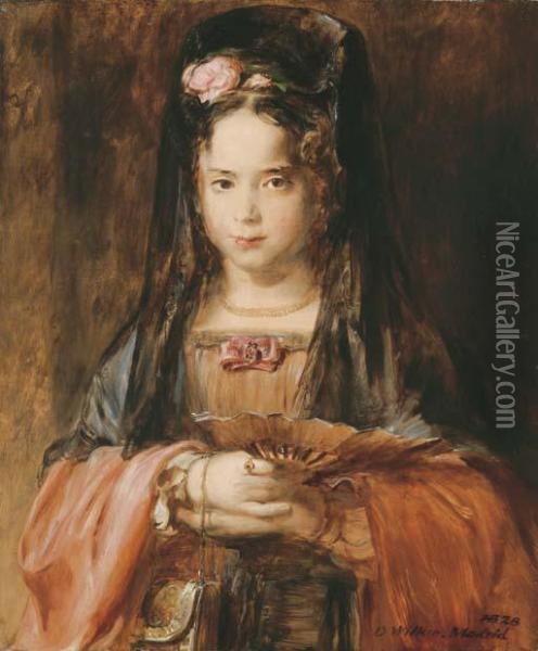 The Spanish Girl Oil Painting - Sir David Wilkie