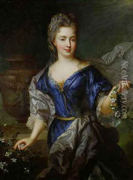 Marie-Anne de Bourbon 1666-1739 Oil Painting - Largilliere, Nicholas de