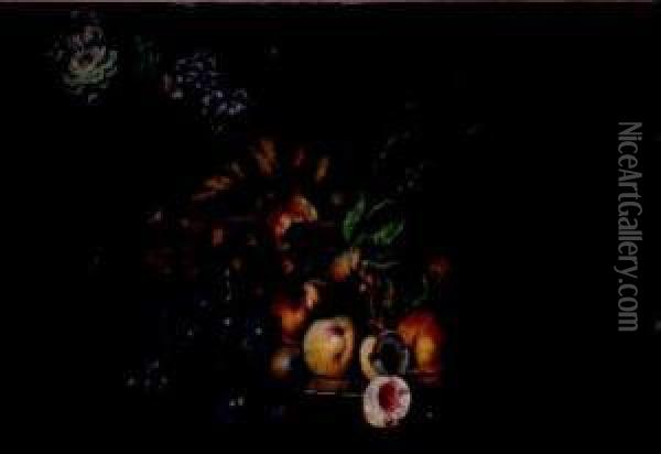 Natura Morta Di Frutta Oil Painting - Maximillian Pfeiler