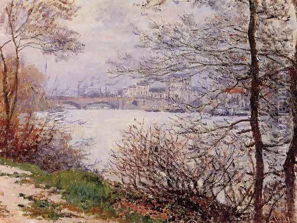 The Banks of the Seine, Ile de la Grande-Jatte Oil Painting - Claude Oscar Monet