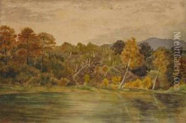 Bord D'etang Oil Painting - Charles Victor Guilloux