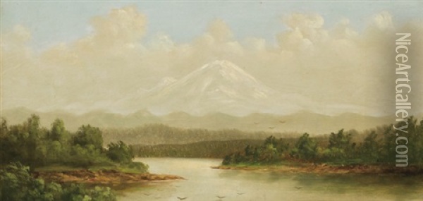 Mount Rainier Oil Painting - Samuel Colman