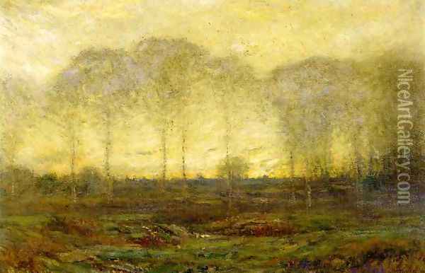 Dawn - May Oil Painting - Dwight William Tryon